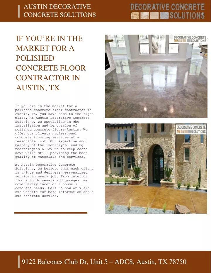 austin decorative concrete solutions