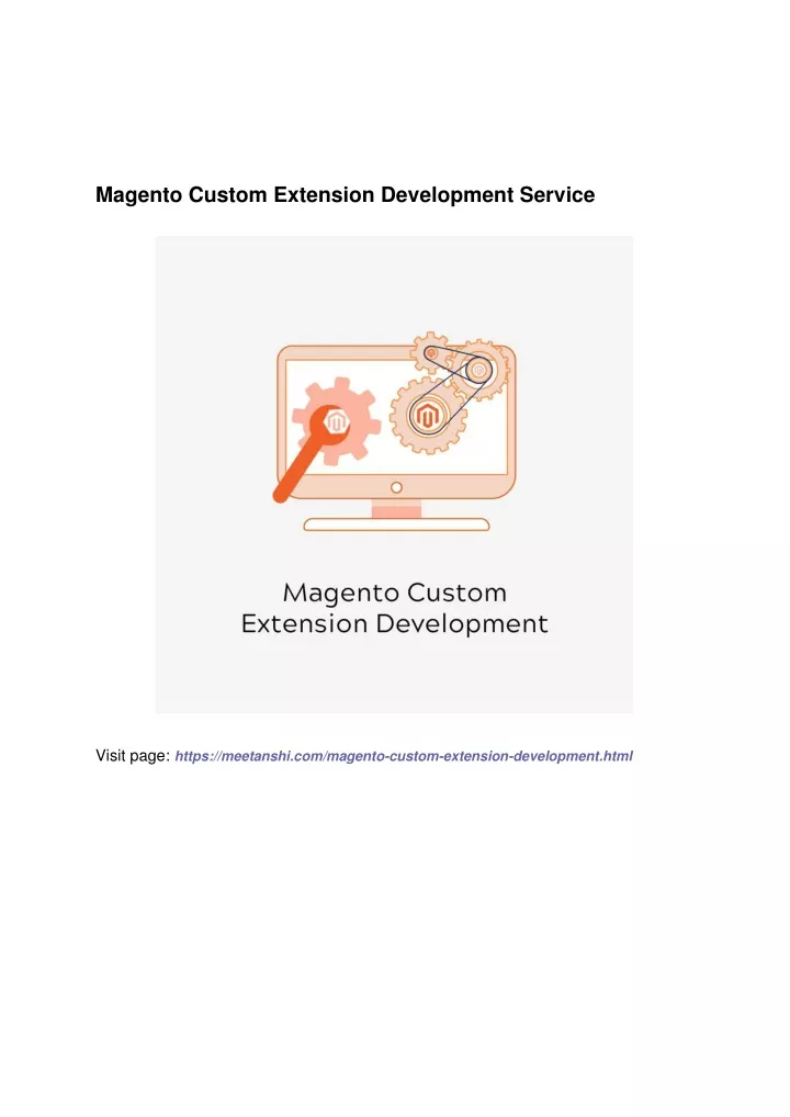 magento custom extension development service