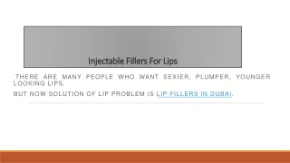 Lip Fillers