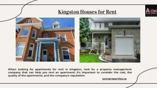 Kingston Houses for Rent