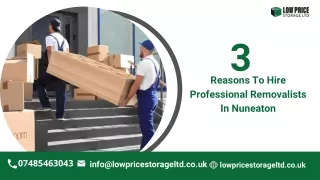 3 Reasons To Hire Professional Removalists In Nuneaton