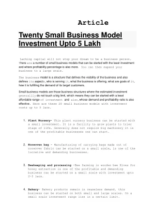 article