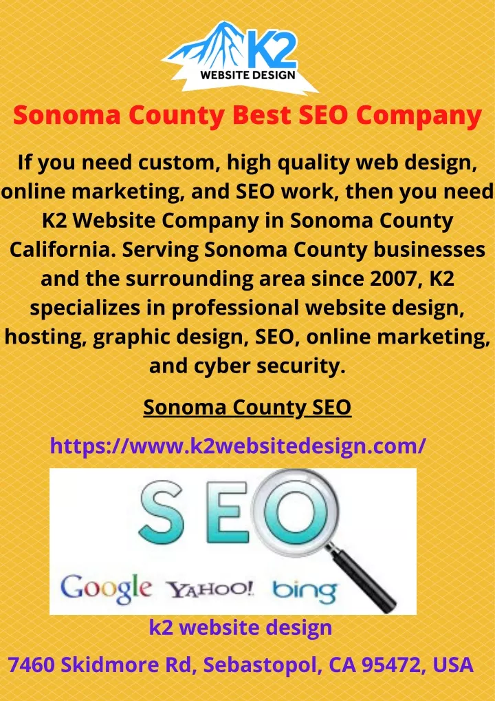 sonoma county best seo company