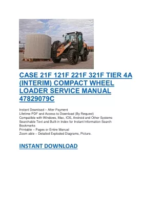 case 21f 121f 221f 321f tier 4a interim compact