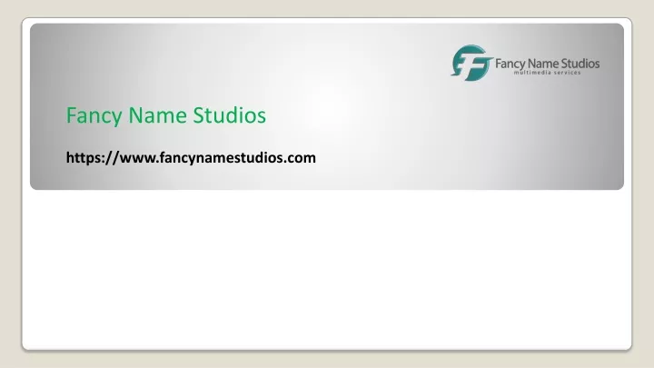fancy name studios