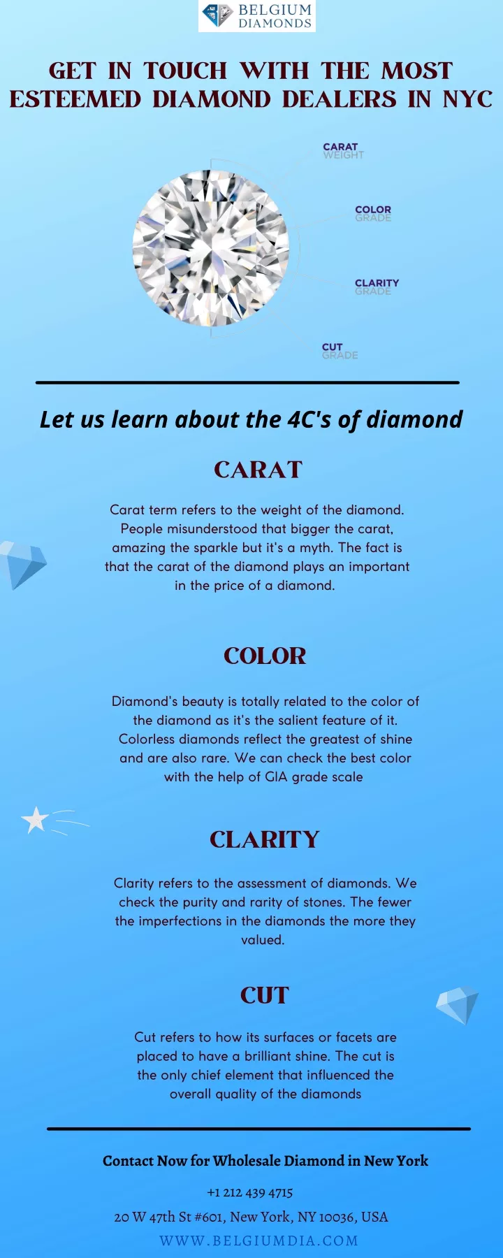 get in touch with the most esteemed diamond