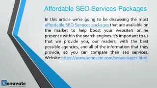How can affordable SEO services help your business grow?