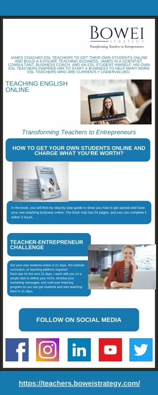 james coaches esl teachers to get their