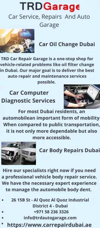 Best Car Repair in Dubai
