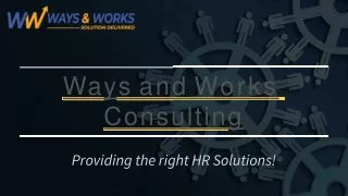 ways and works