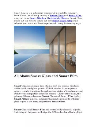 Smart Glass Film