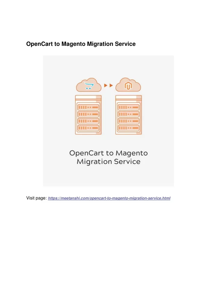 opencart to magento migration service
