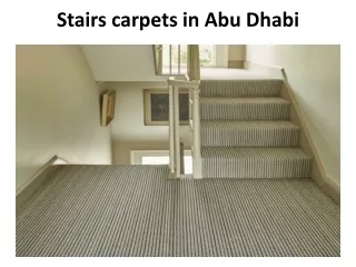 stairs carpets in abu dhabi