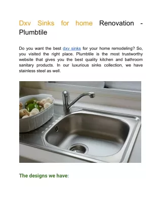 dxv plumbtile