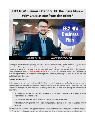 EB2 NIW Business Plan VS. BC Business Plan – Why Choose one from the other