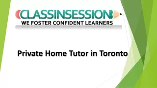 private home tutor in toronto