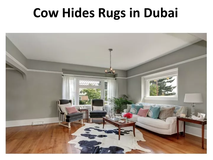 cow hides rugs in dubai