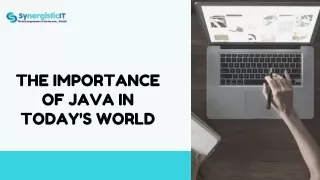 The Importance of Java in Today's World