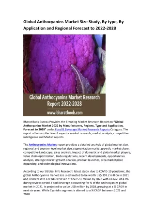 global anthocyanins market size study by type