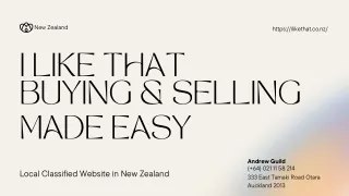 Classified Website in New Zealand | I LIKE THAT