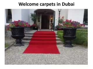welcome carpets in dubai