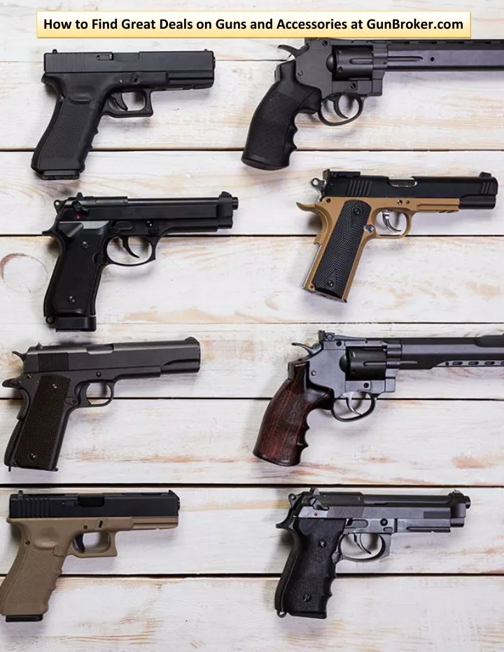 how to find great deals on guns and accessories