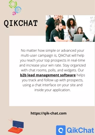 B2B Lead Management Software- QikChat