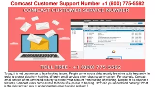 comcast customer support number 1 800 775 5582