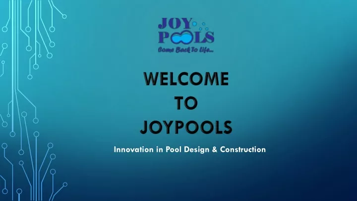 welcome to joypools