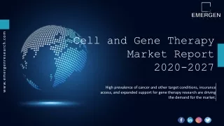 Cell and Gene Therapy Market Investment Opportunities, Share & Trend Analysis
