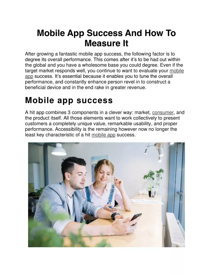 mobile app success and how to measure it after