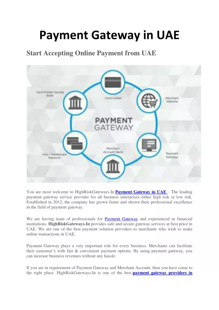 payment gateway in uae