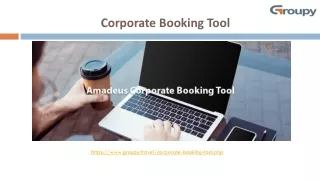 corporate booking tool
