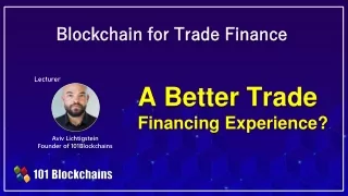 Blockchain in Trade Finance - 101 Blockchains
