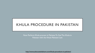 Khula Procedure in Pakistan - Get Free Advice With Consultancy For Khula