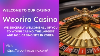 WELCOME TO OUR CASINO