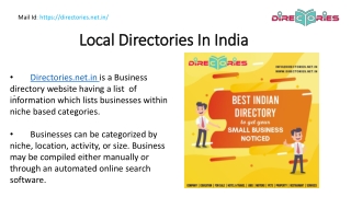 Local Directories In India