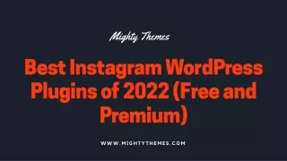 Best Instagram WordPress Plugins of 2022 (Free and Premium)