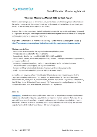 global vibration monitoring market