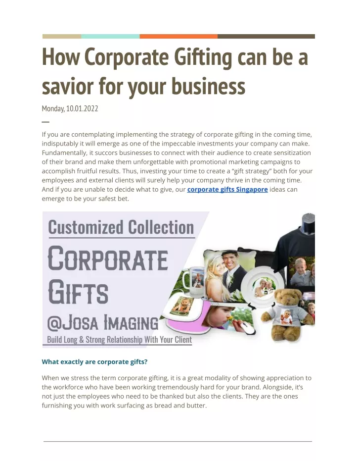 how corporate gifting can be a savior for your
