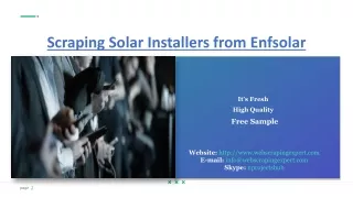 scraping solar installers from enfsolar