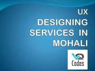 UX Designing Services in  Mohali