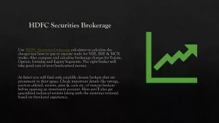 hdfc securities brokerage