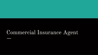 Become a commercial insurance agent