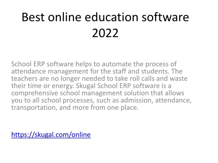 best online education software 2022