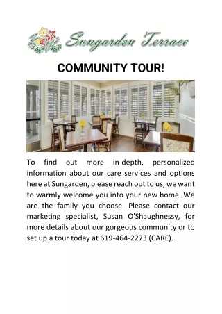 community tour