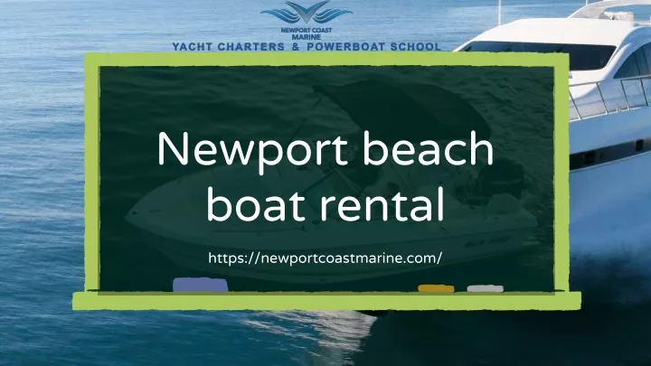 newport beach boat rental