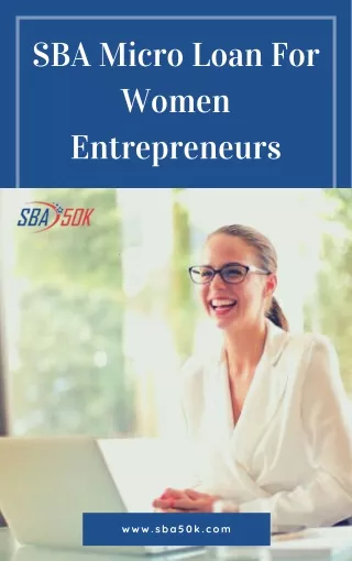 SBA Micro Loan For Women Entrepreneurs