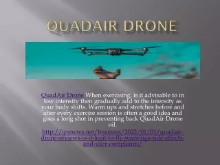 QuadAir Drone