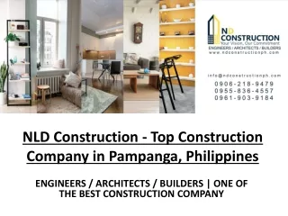NLD Construction - Top Construction Company in Pampanga, Philippines